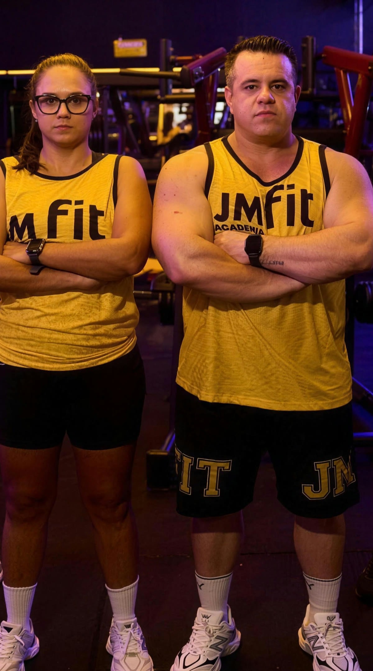 Jake e Maicow, proprietários da JMfit Academia